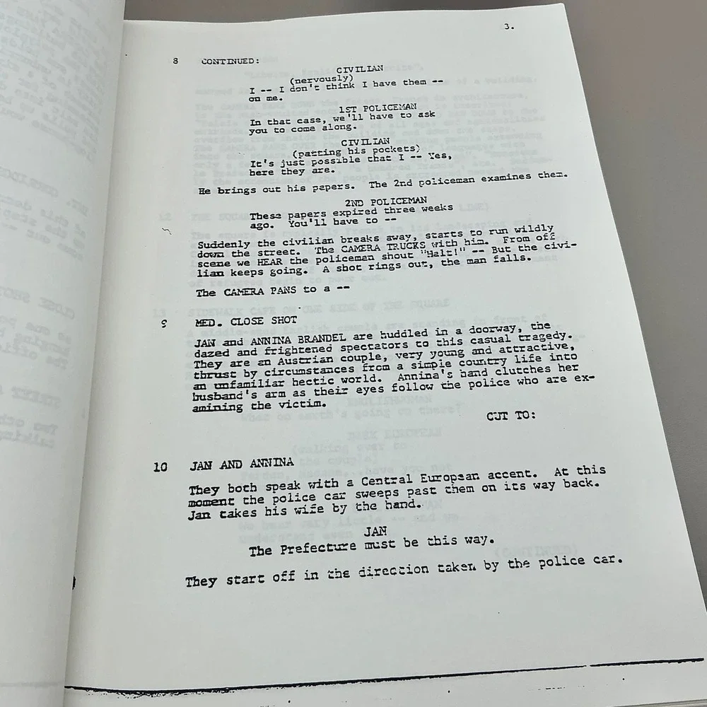 Casablanca Screenplay Copy 1942 Movie Script Michael Curtiz Hal Wallis 158 Pages